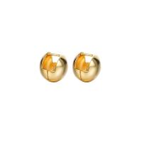 Brass Lever Back Earring, gold color plated, fashion jewelry & for woman, 13mm 