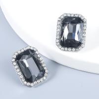 Acrylic Stud Earring, Zinc Alloy, with Acrylic, fashion jewelry & for woman 