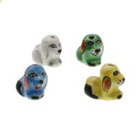 Animal Porcelain Beads, Dog, DIY 