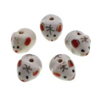 Animal Porcelain Beads, DIY, mixed colors 