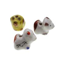 Animal Porcelain Beads, DIY, mixed colors 