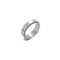 Men Stainless Steel Ring in Bulk, polished, Unisex silver color, 6mm 