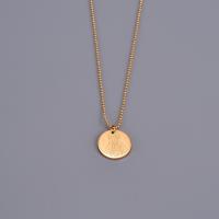 Stainless Steel Jewelry Necklace, 316L Stainless Steel, gold color plated, ball chain & for woman, golden Approx 45 cm 