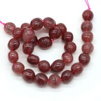 Strawberry Quartz Beads, irregular, natural, DIY, red, 10-12mm cm 