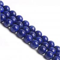 Natural Lapis Lazuli Beads, Round, polished, DIY, blue cm 