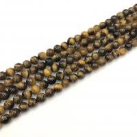 Tiger Eye Beads, Round, polished, DIY, mixed colors cm 