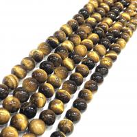 Tiger Eye Beads, Round, polished, DIY, mixed colors cm 