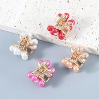 Hair Claw Clips, Zinc Alloy, with ABS Plastic Pearl, fashion jewelry & for woman 