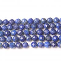 Natural Lapis Lazuli Beads, Round, DIY & faceted, blue cm 