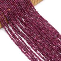 Ruby Beads, Flat Round, DIY & faceted, garnet, 4mm cm 