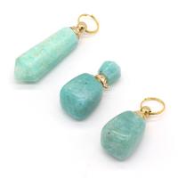 Amazonite 香水ボトルペンダント, DIY, ライトブルー, 売り手 パソコン