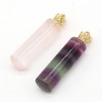 Natural Stone Perfume Bottle Pendant, DIY 