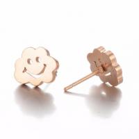 Stainless Steel Stud Earring, plated, for woman 