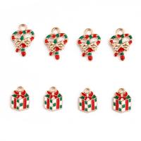 Zinc Alloy Christmas Pendants, DIY & enamel 