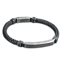 Bracelet en argent de Thaïlande, unisexe, argent, Vendu par PC