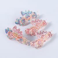 Hair Barrettes, Zinc Alloy, fashion jewelry & for woman & with rhinestone 