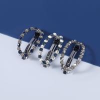 Hair Barrettes, Zinc Alloy, fashion jewelry & for woman & with rhinestone 