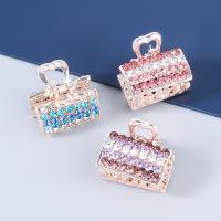 Hair Claw Clips, Zinc Alloy, fashion jewelry & for woman & with rhinestone 