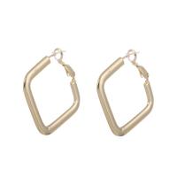 Brass Hoop Earring, 925 thailand sterling silver hoop earring, Geometrical Pattern, plated, for woman 