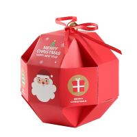 Paper Packing Gift Box, printing, Christmas Design 