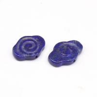 Natural Lapis Lazuli Beads, Ingot, DIY, blue 