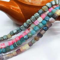 Natural Effloresce Agate Beads, Cube, polished, DIY & matte cm [