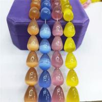 Cats Eye Beads, Teardrop, polished, DIY cm 