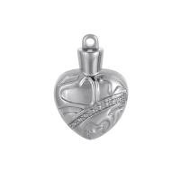 Stainless Steel Heart Pendants, plated 