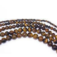 Tiger Eye Beads, Round, DIY, mixed colors cm 