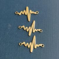 Partículas de acero Conector, Electrocardiográficos, pulido, más colores para la opción, 25x18x12mm, Vendido por UD