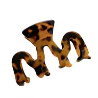 Hair Claw Clips, Acrylic, with Iron, for woman 