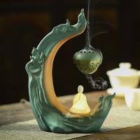 Porcelain Hanging Incense Burner, plated, for home and office & durable 