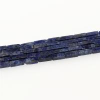 Perles en sodalite, rectangle, poli, DIY, bleu cm, Vendu par brin