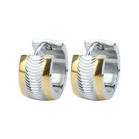 Stainless Steel Huggie Hoop Earring, plated, fashion jewelry & for woman 