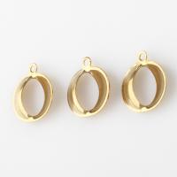 Brass Jewelry Pendants, Round, original color 