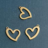 Stainless Steel Heart Pendants, plated, fashion jewelry & Unisex 