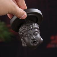 Incense Smoke Flow Backflow Holder Ceramic Incense Burner, Purple Clay, plated, for home and office & durable 