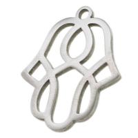 Pendentifs en acier inoxydable, main, couleur originale Vendu par PC