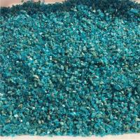 Gemstone Chips, Apatites, no hole, blue, 10mm 