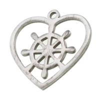 pendentifs de cœur en inox , acier inoxydable, coeur, couleur originale Vendu par PC