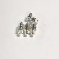 Messing Magnetverschluss, Rohr, plattiert, Magnetismus über 3000 Gauß & Einzelstrang, keine, 12x5mm, verkauft von PC