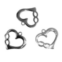 Stainless Steel Heart Pendants 