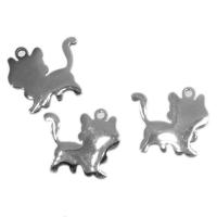 Stainless Steel Animal Pendants, Cat 