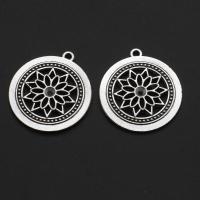 Zinc Alloy Hollow Pendants, Round, original color, 28mm 