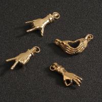 Brass Jewelry Pendants, gold color plated 