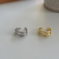 Messing Manschette Fingerring, plattiert, Einstellbar & für Frau & hohl, keine, verkauft von PC