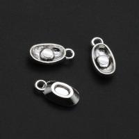 Zinc Alloy Jewelry Pendants, Ingot, original color, 11-15mm 