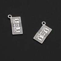 Zinc Alloy Jewelry Pendants, Money, original color, 19mm 