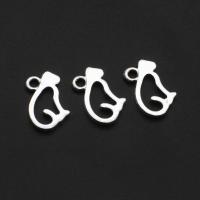 Zinc Alloy Jewelry Pendants, original color, 17mm 