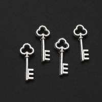 Zinc Alloy Key Pendants, original color, 18mm 